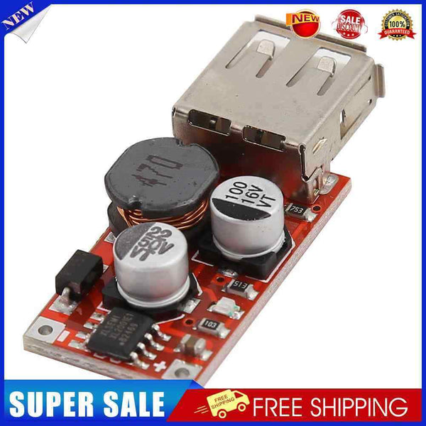 10*DC-DC Step Down Car Charger Power Module 9/12/24V to 5V3A USB Buck Board