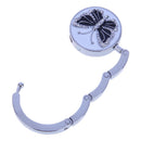 Portable Metal Foldable Bag Purse Hook Hanger Handbag Holder Butterfly(2)