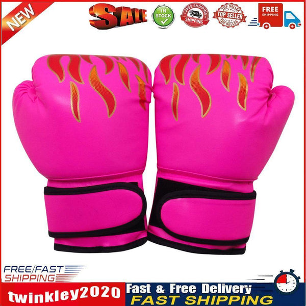 2pcs Kick Boxing Gloves Breathable Kids Muay Thai Training Fighting Gloves Newly