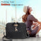 Shell Shoulder Handbag Women Shining Sequins PU Leather Messenger Bag/Black