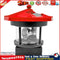 Lighthouse Solar LED Light Garden Outdoor Beacon Rotating Beam Lamp (Red) Newly