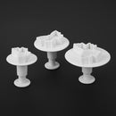 3pcs Butterfly Spring Plastic DIY Fondant Cake Molds Kitchen Baking Mould Newly