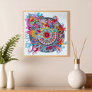 5D Mandala Flower Part Special Shaped Drill Diamond Painting DIY Mosaic Picture