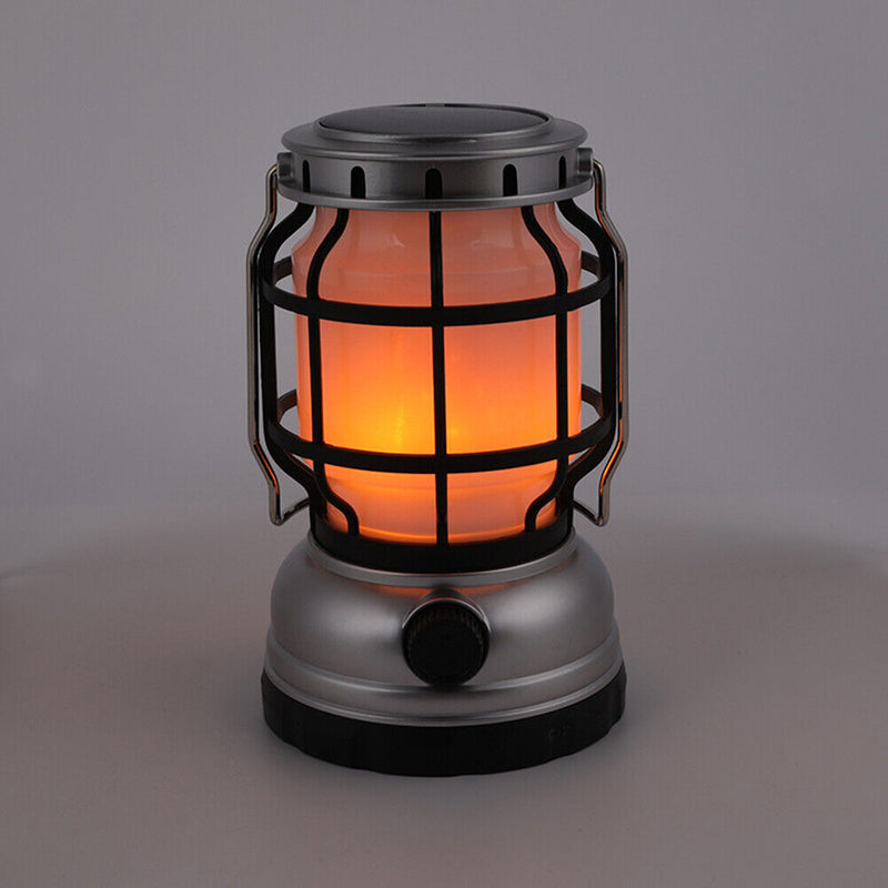 Solar Barn Lantern Lamp Portable Outdoor Camping Emergency Light (1991T) Newly