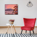 DIY Digital Oil Painting By Numbers Flower Tower Canvas Drawing Picture 40x50