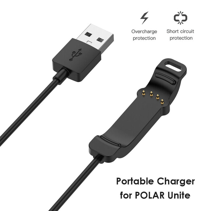 1m Smart Watch Charging Cable Wristbands USB Power Charger Line for POLAR Unite