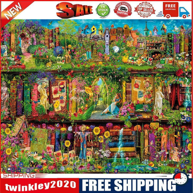 Colorful Gardens Oil Painting By Numbers DIY Frameless Picture On Canvas