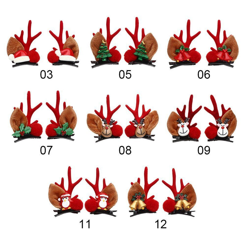 Decorations Hair Accessories Christmas Hair Clip Headwear Children Hairpin