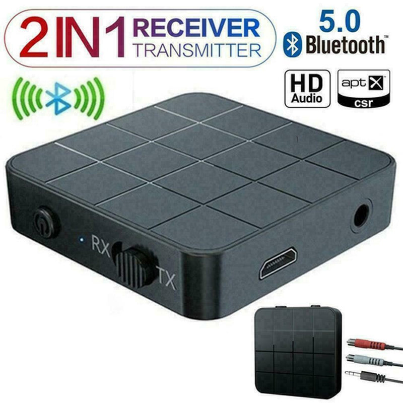 2in1 Bluetooth 5.0 Transmitter & Receiver Stereo Music W3M0 Car TV PC D M4V2