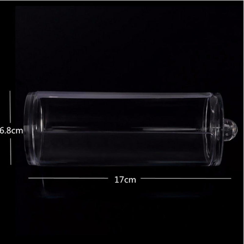 Round Container Storage Case Make-up Cotton Pad Container Box  Newly