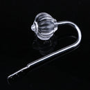 2pcs Curtain Hanger Hook Wall Buckle Handle for Closet Drawer (Silvery) Newly