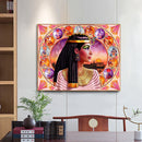 Cleopatra Frameless Picture Oil Paint By Numbers Hand Painted Picture for Home