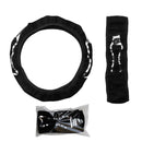 Universal 15" 38cm PU Leather Auto Car Steering Wheel Covers Anti-slip Black Red