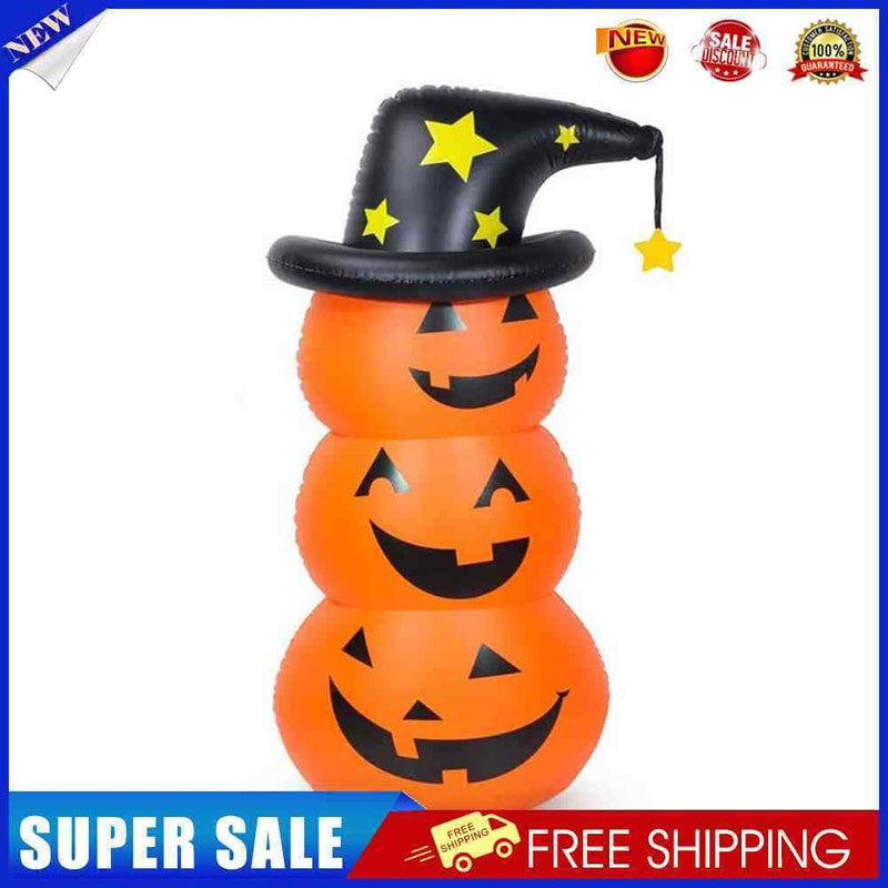 Halloween Decor Inflatable Pumpkin Water Flooding Easy Clean Outdoor Party