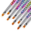UV Gel Flower Drawing Pen Nail Painting Brush Set Acrylic Nail Art Brush