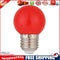 E27 0.5W SMD 2835 LED Bulb Garden Saving Energy Lantern Red Light (A Small)
