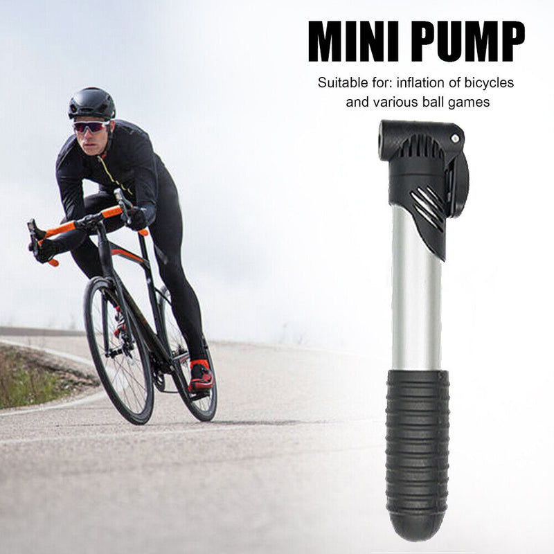 Bicycle Air Pump Mini Portable Aluminum Alloy Bike Cycling Tire Inflator Newly