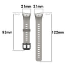 Watch Strap for HUAWEI HONOR Band 6 TPU Wristband Replacement Belt (Black) Newly