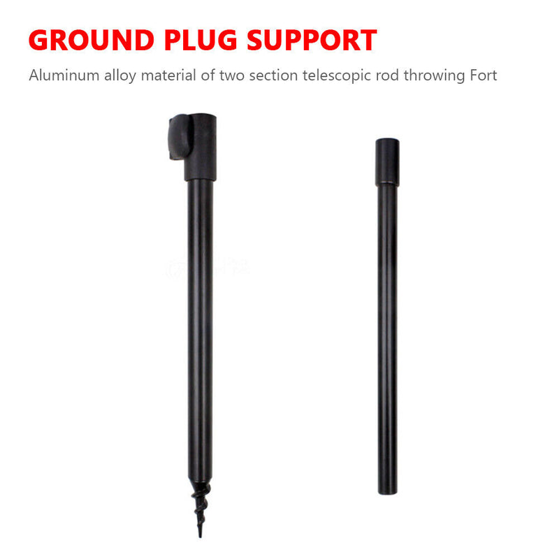 Carp Fishing Aluminum Bankstick for Buzz Bar Bite Alarm Rod Rest (60-100cm)