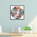 Cross Stitch Landscape Printed Embroidery 11CT DIY Needlework Home Decoration