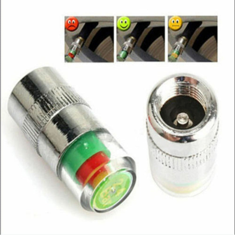 Visiable Warning Sensor Indicator Air Pressure Valve Stem Caps Tire Gauge