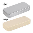 Anti-Fall Simplicity Metal Solid Color Glasses Storage Glasses Box Tin Box Case