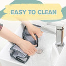 Cloth Drawer Organizer 7-Grid Pants Storage Divider for Leggings (Grey M) Newly