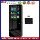TFT Touch Bluetooth-compatible MP3 MP4 Player FM Video Walkman (Black With 32G)