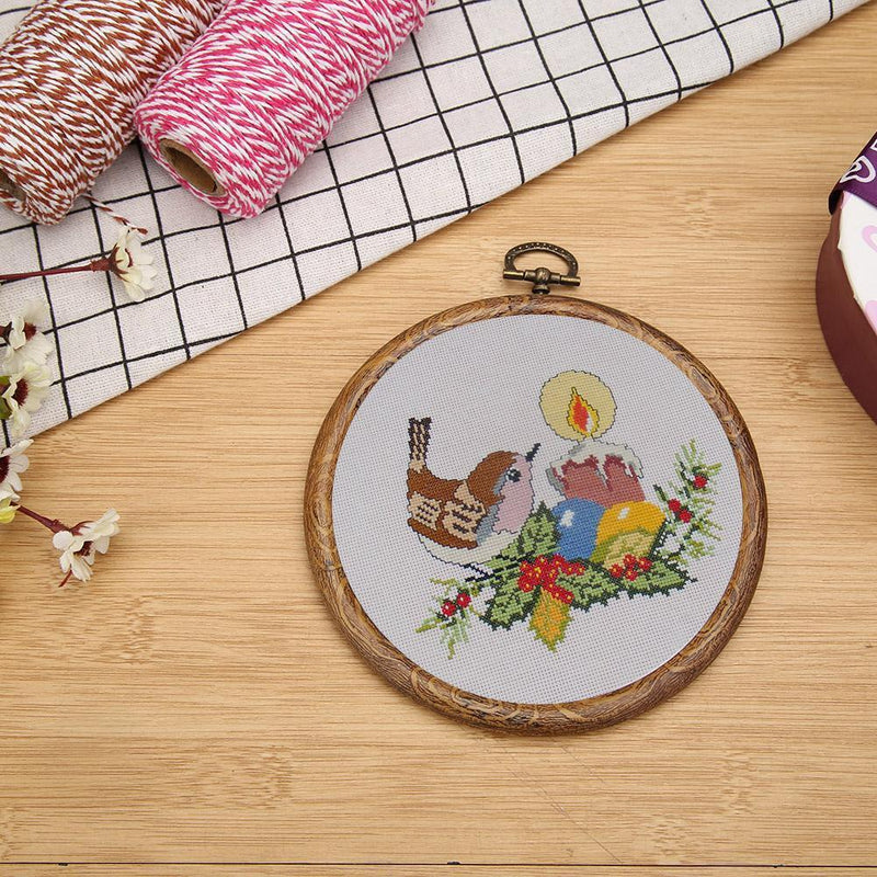 Plastic Frame Embroidery Hoop Ring Circle Round Loop for Cross Stitch (14cm