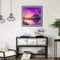 Rhinestone Embroidery Mosaic Purple Snow Mountain Diamond Painting Wall Decor
