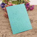 Plastic Scrapbooking DIY Template Fondant Cake Photo Album Cards Making Decor