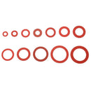 Kit Fasteners Red Steel Paper Flat Ring Seal Insulation Washer Flat Washer