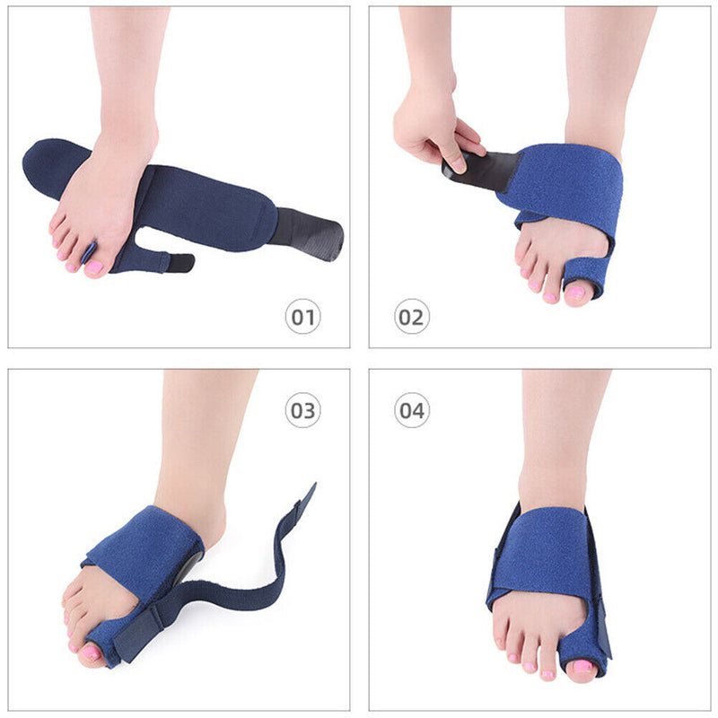 Toe Separator Hallux Valgus Correctors Bunion Splint Straightener (Left)