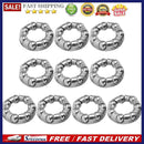 10pcs Bicycle Front/Rear Wheel Axle 1/4 inch x 7 Steel Ball Bearing Replace