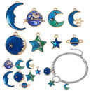 Stars Moon Pendant Material Dangle Charms DIY Earrings Jewelry Pendants