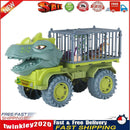 Dinosaurs Transport Car Carrier Truck Toys Pull Back Vehicle Trailer (B) Newly