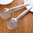 Drumsticks Oil-Frying Stainless Steel Filter Spoon Strainers Food Clip Colander