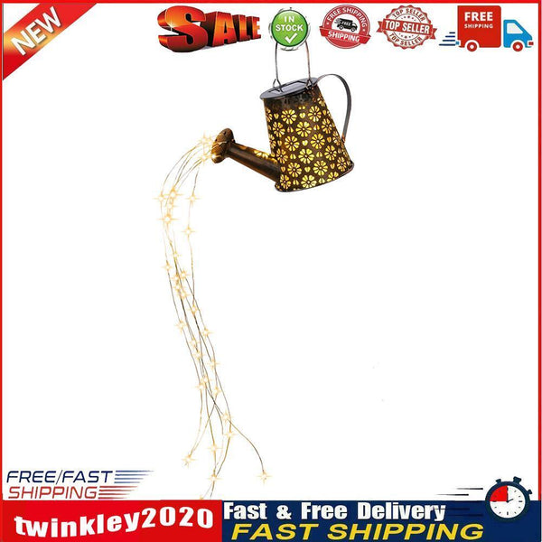 LED Shower Solar Light String Star Waterproof Yard Projector Art Light (A) Newly