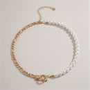 Clavicle Chain Chunky Chain Necklace Jewelry Accessories Simple Toggle Clasp