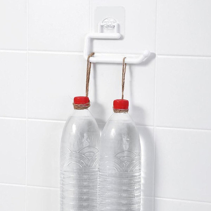 Paper Towel Holder Wall Mounted Hooks Kitchen Storage Organizer Gadget Set`