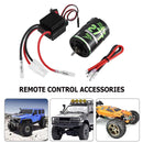 Waterproof F540 Brushed Motor 27T + 60A ESC for 1/10 RC Off-Road Racing Car