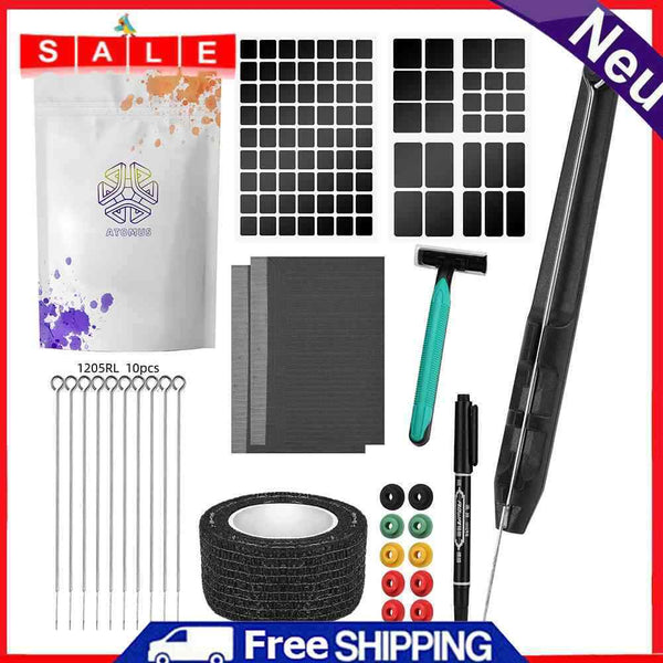 DIY Tiny Tattoo Stick Poke Kit Hand Pen Needles Cushion Home Permanent Makeup
