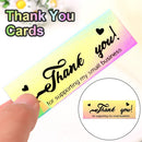 Card Thank You Cards Greeting Labels For Supporting My Small Business