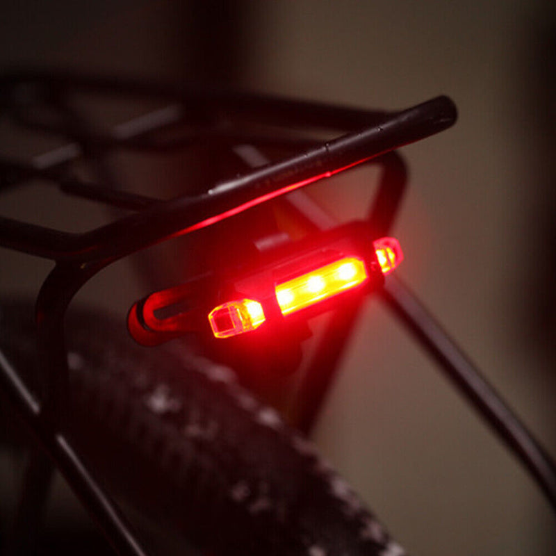 LED Taillight Waterproof Mountain MTB Bicycle for Luggage Carrier Rack Rear Lamp