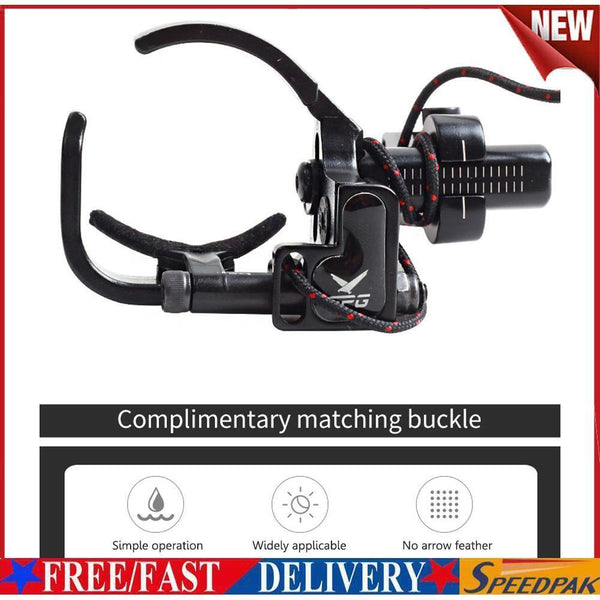 SPG Archery Rise Fall Arrow Rest Compound Bow Adjustable Up Down Landing Pad