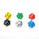 D20 Gaming Dice Twenty Sided Die RPG D&D Six Opaque Random Color