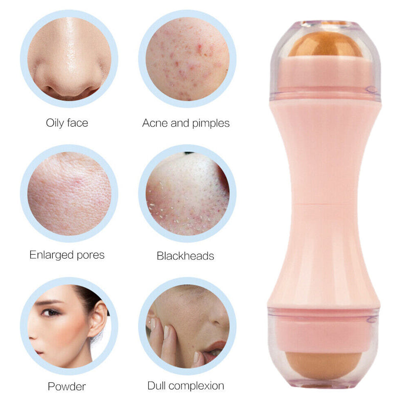 #A Volcanic Oil Absorbing Ball Facial Oil Cleansing Reusable Rolling Ball Skin C