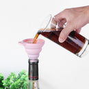 Mobile Mini-Silicone Collapsible Liquid Funnel Funnel Kitchen Aid Tool