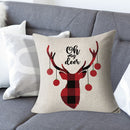 Christmas Pillow Covers 18x18inch Winter Holiday Decorations Throw Cushion Case