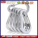 6x Carabiner Clips Outdoor Camping Aluminum Quick Hanging Mountaineering Buck